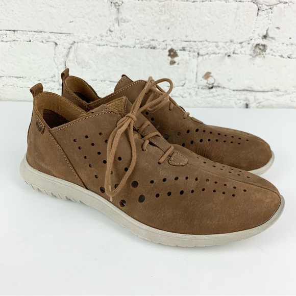 Josef Seibel Malena 09 Perforated Sneakers Castagne Leather Like New 39 - Picture 6 of 14